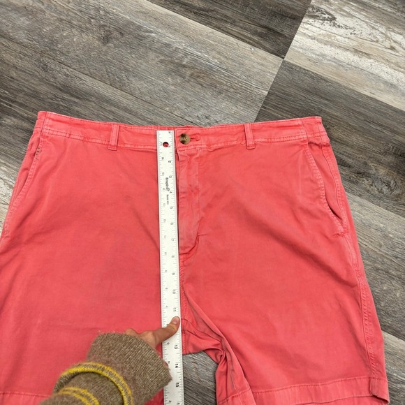 Vineyard Vines Pink Mens 38 6.5" Island‎ Shorts Chino Summer Cotton Flat Front - Picture 8 of 9